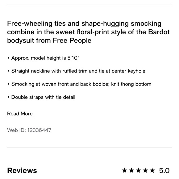 Free People Bardot Bodysuit in Black Combo - Picture 6 of 9